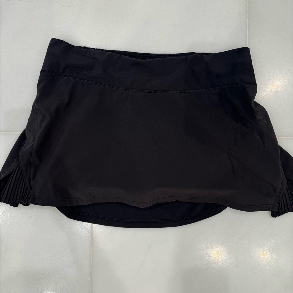 Lululemon black tennis skirt